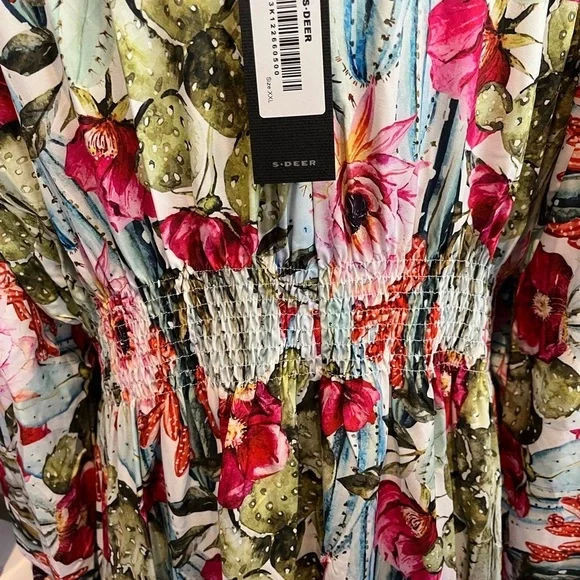 Floral V-Neck Maxi Dress - Picture 5 of 7